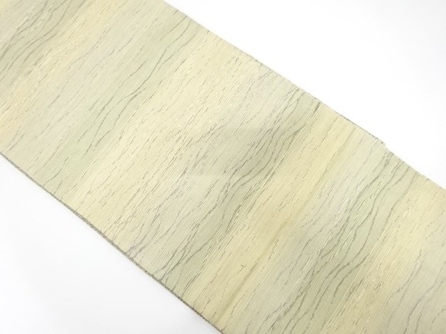 未使用品　よろけ横段模様織り出し　全通袋帯